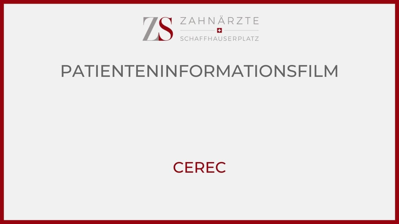 CEREC, Zahnarzt Zürich Schaffhauserplatz, Dr. Brietze & Dr. Gabriel