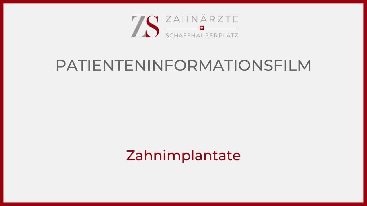 Zahnimplantate, Zahnarzt Zürich Schaffhauserplatz, Dr. Brietze & Dr. Gabriel
